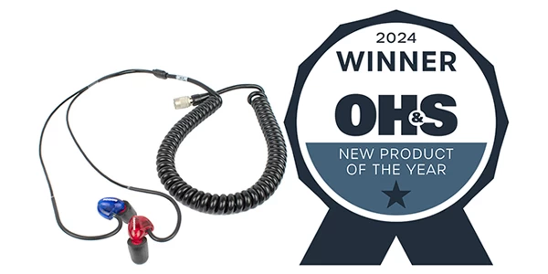 CavCom Receives 2024 OH&S New Product of the Year Award for Talk Through Your Ears® 7000